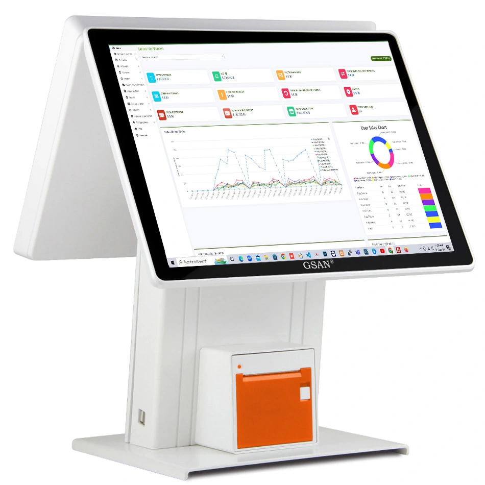 Retail POS UAE billing screen with barcode