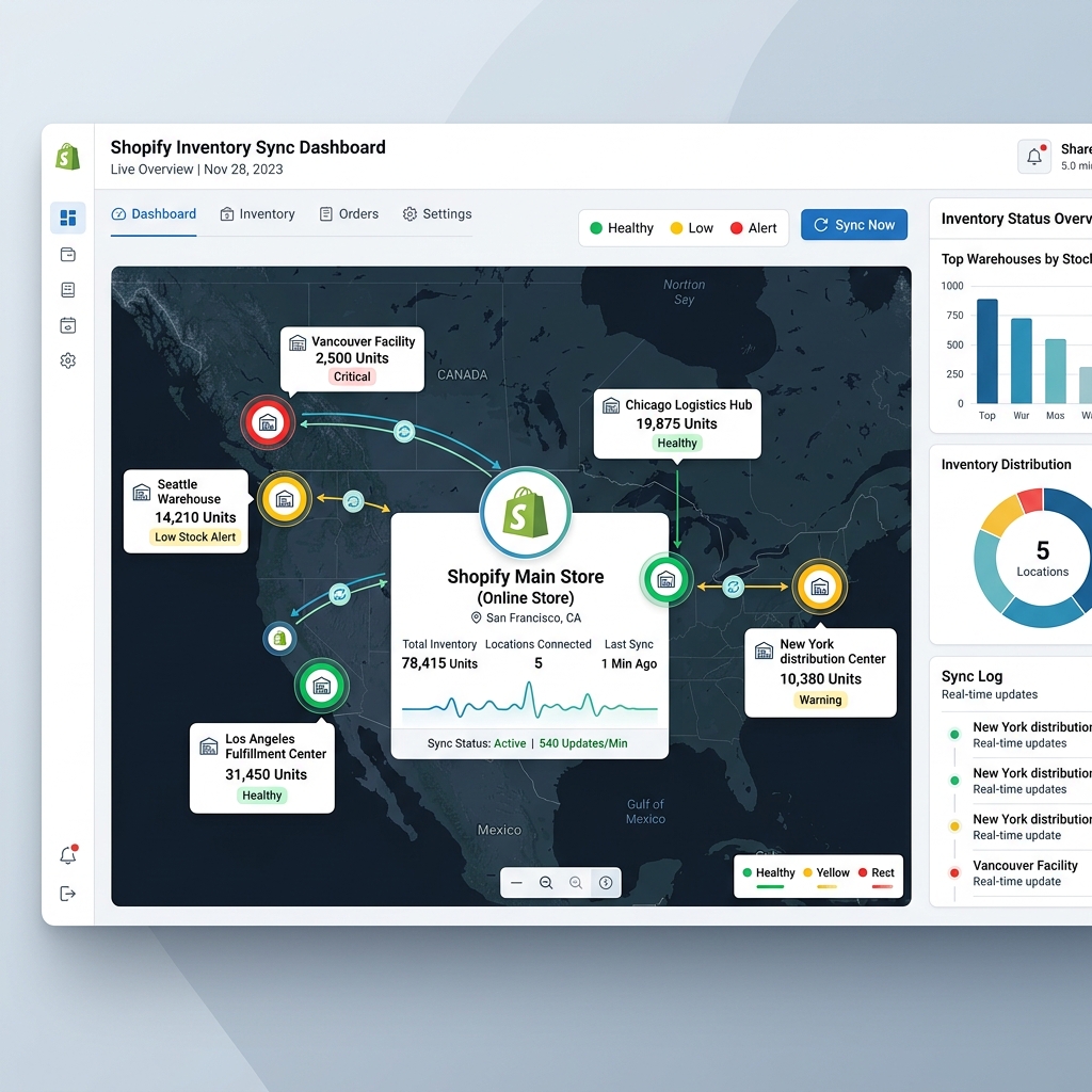 Multi-location Inventory Sync